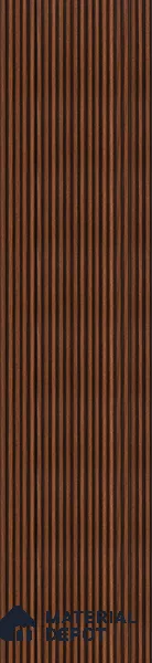 Brown Plain Colour Louver PN 02885 8 ft x 12 inch Charcoal Panel - 8 mm | Suitable for Feature Wall, TV Unit & Living Room | Width is Subjected to 5% Variation