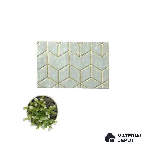 Grey Patterned Look Charcoal Decorative Wall Panel PN 05053 8 ft x 2 ft - 4 mm | Suitable for Feature Wall, TV Unit & Living Room | Width is Subjected to 5% Variation