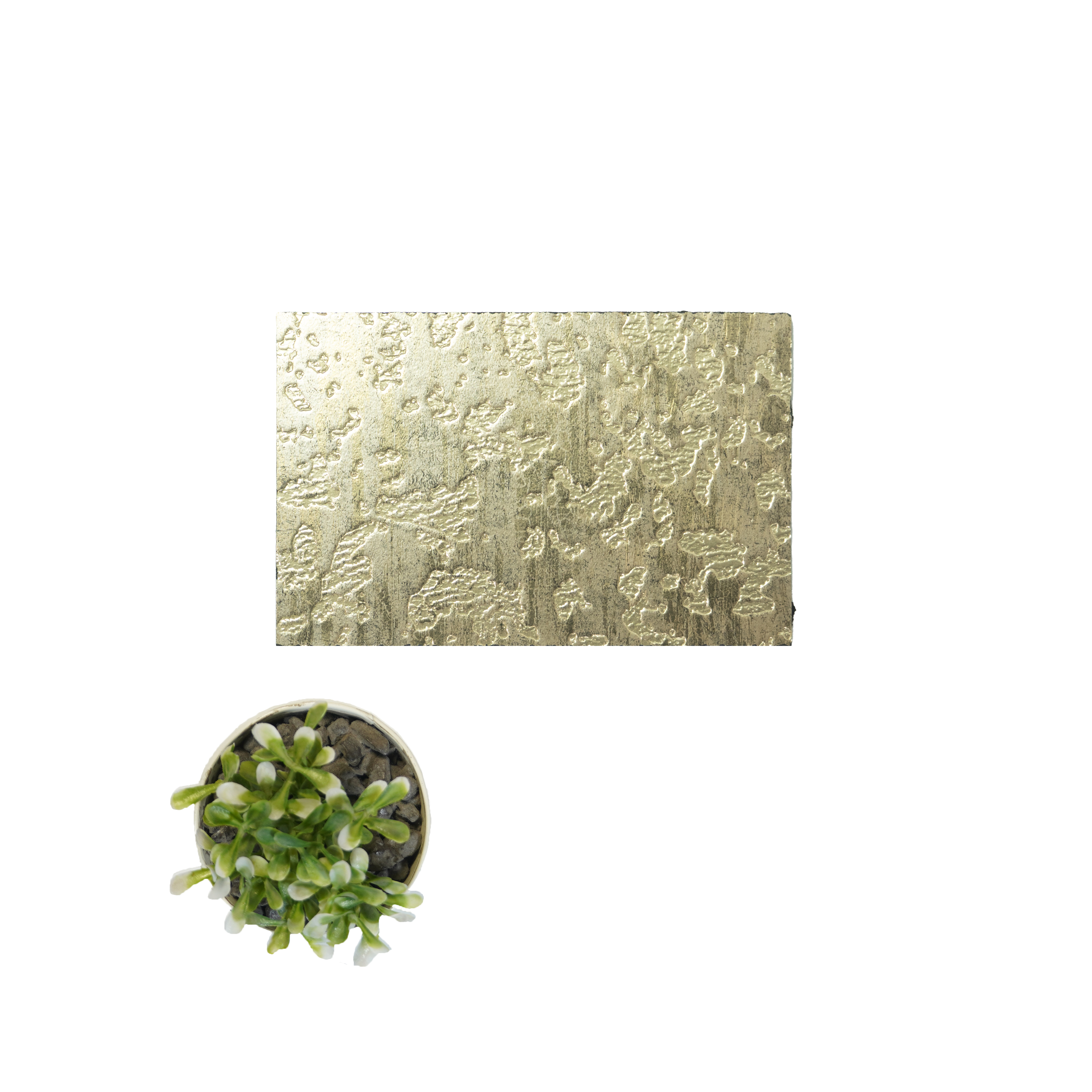 Gold Luxury Look Charcoal Decorative Wall Panel PN 05075 8 ft x 2 ft - 4 mm | Suitable for Feature Wall, TV Unit & Living Room | Width is Subjected to 5% Variation