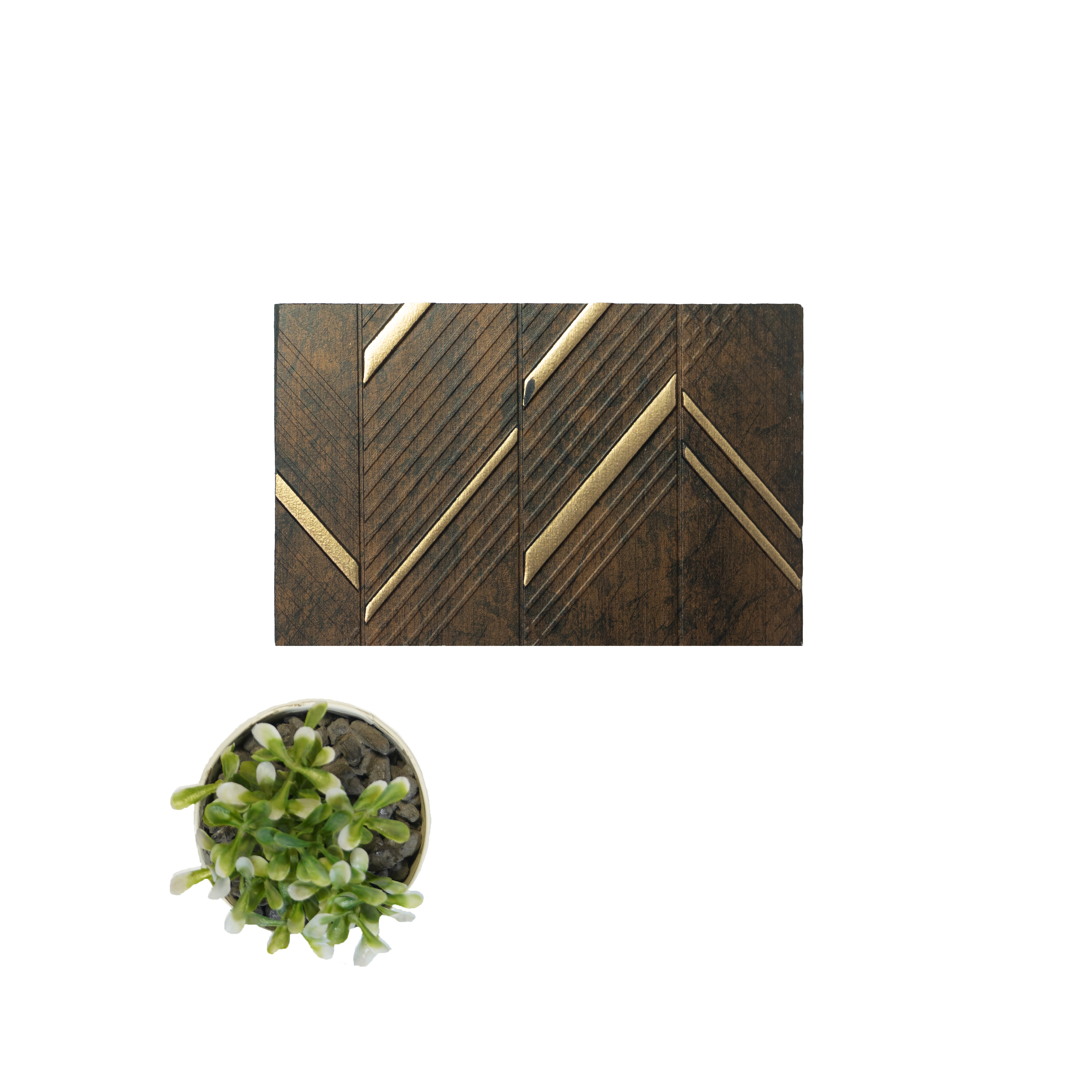 Rang MF 61 Charco Charm Series Charcoal Decorative Wall Panel | 8 ft x 2 ft - 4 mm | Width is Subjected to 5% Variation