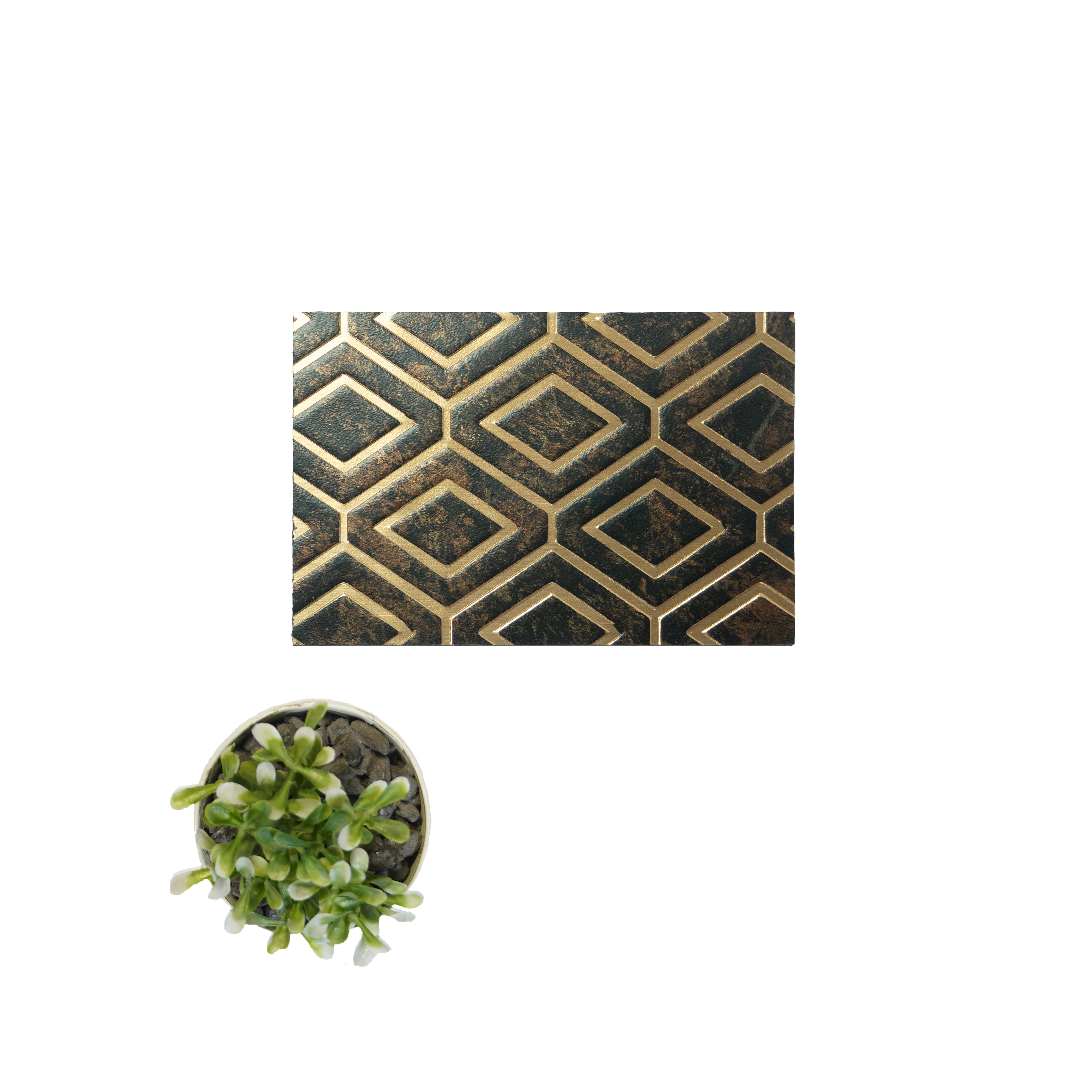 Brown Luxury Look Charcoal Decorative Wall Panel PN 05081 8 ft x 2 ft - 4 mm | Suitable for Feature Wall, TV Unit & Living Room | Width is Subjected to 5% Variation