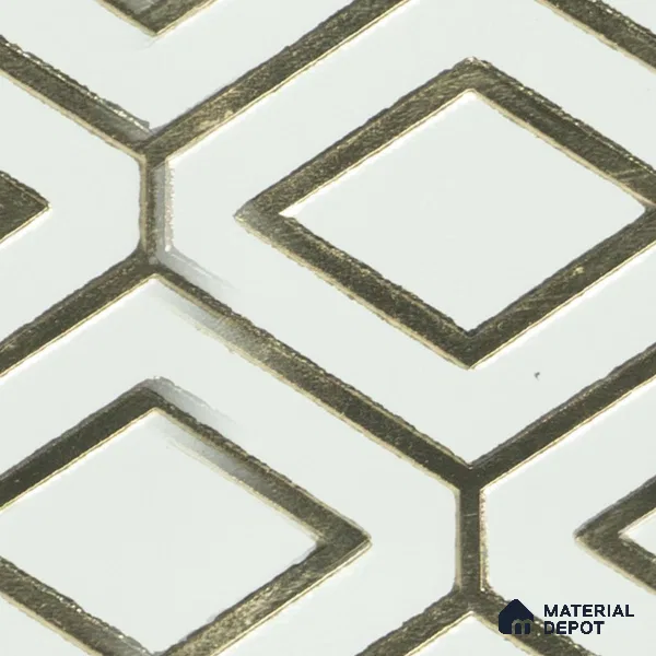 White Luxury Look Charcoal Decorative Wall Panel PN 05082 8 ft x 2 ft - 4 mm | Suitable for Feature Wall, TV Unit & Living Room | Width is Subjected to 5% Variation