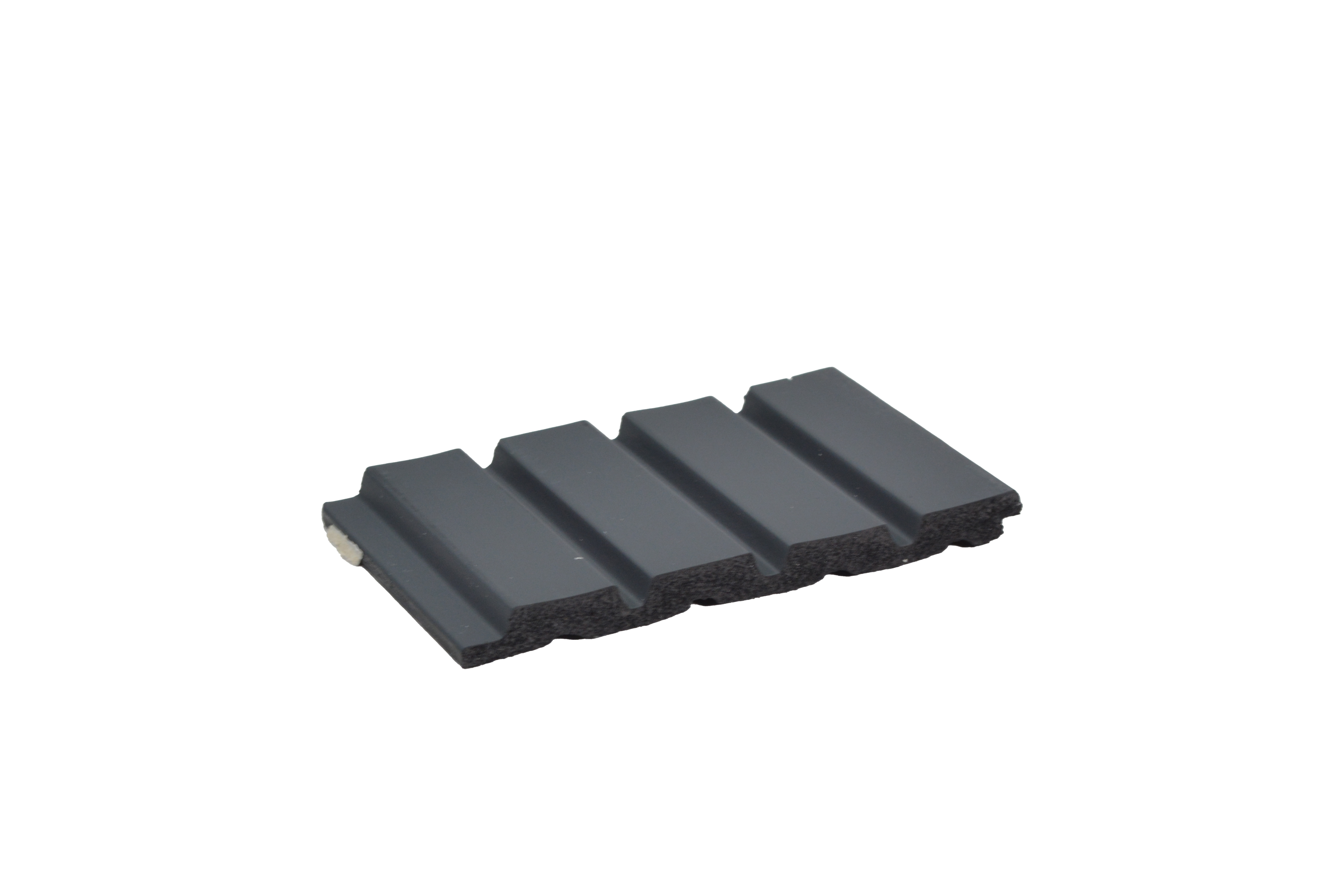 Black Plain Colour Louver PN 01362 9 ft x 4.9 inch Charcoal Panel - 12 mm | Suitable for Feature Wall, TV Unit & Living Room | Width is Subjected to 5% Variation