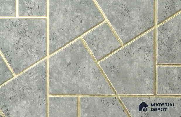 Rang ST 15 Charco Charm Series Charcoal Decorative Wall Panel | 8 ft x 2 ft - 4 mm | Width is Subjected to 5% Variation