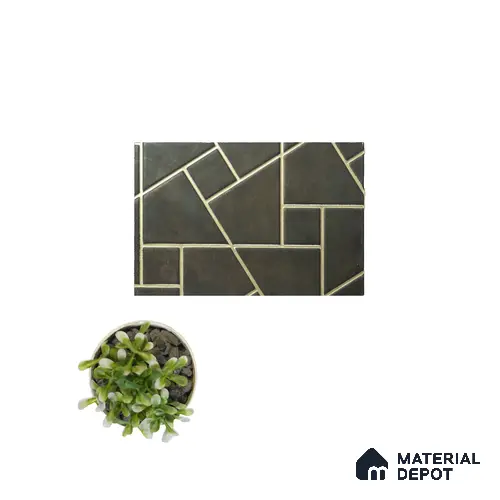 Brown Luxury Look Charcoal Decorative Wall Panel PN 05092 8 ft x 2 ft - 4 mm | Suitable for Feature Wall, TV Unit & Living Room | Width is Subjected to 5% Variation
