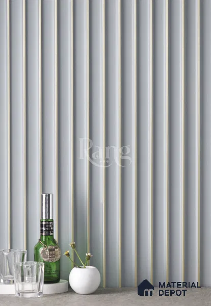 Grey Plain Colour Louver PN 02753 9 ft x 4.9 inch Charcoal Panel - 11 mm | Suitable for Feature Wall, TV Unit & Living Room | Width is Subjected to 5% Variation