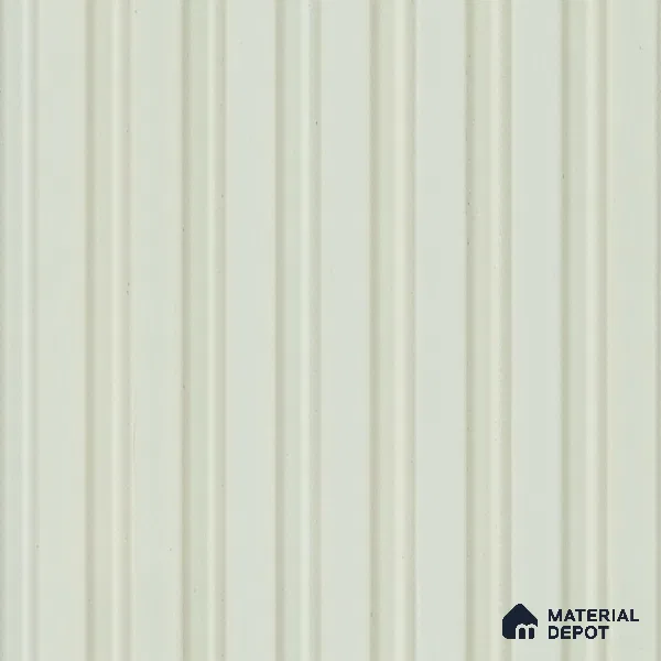 White Plain Colour Louver PN 05125 9 ft x 4.9 inch Charcoal Panel - 12 mm | Suitable for Feature Wall, TV Unit & Living Room | Width is Subjected to 5% Variation