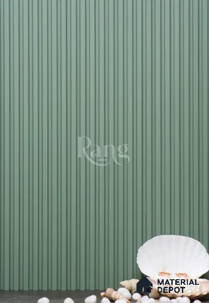 Green Plain Colour Louver PN 02742 9 ft x 4.9 inch Charcoal Panel - 11 mm | Suitable for Feature Wall, TV Unit & Living Room | Width is Subjected to 5% Variation
