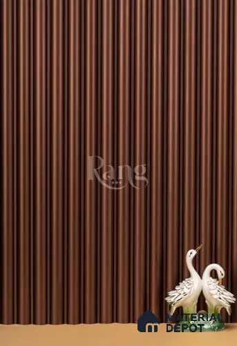 Brown Plain Colour Louver PN 02755 9 ft x 4.8 inch Charcoal Panel - 12 mm | Suitable for Feature Wall, TV Unit & Living Room | Width is Subjected to 5% Variation