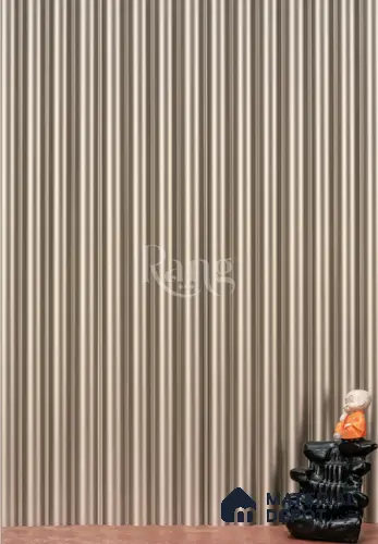 Beige Plain Colour Louver PN 02759 9 ft x 4.8 inch Charcoal Panel - 12 mm | Suitable for Feature Wall, TV Unit & Living Room | Width is Subjected to 5% Variation