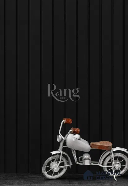 Black Plain Colour Louver PN 02761 9 ft x 4.8 inch Charcoal Panel - 12 mm | Suitable for Feature Wall, TV Unit & Living Room | Width is Subjected to 5% Variation