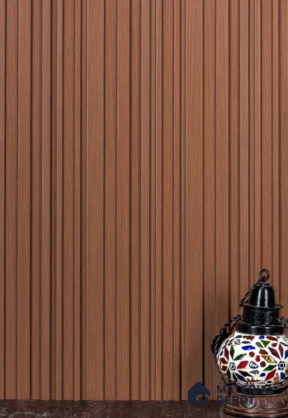 Wooden Look PN 02814 9 ft x 4.9 inch Charcoal Panel - 11 mm | Suitable for Feature Wall, TV Unit & Living Room | Width is Subjected to 5% Variation