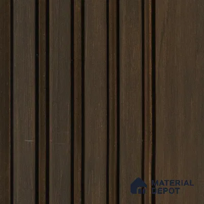 Wenge Wooden Louver PN 05112 9 ft x 4.9 inch Charcoal Panel - 12 mm | Suitable for Feature Wall, TV Unit & Living Room | Width is Subjected to 5% Variation