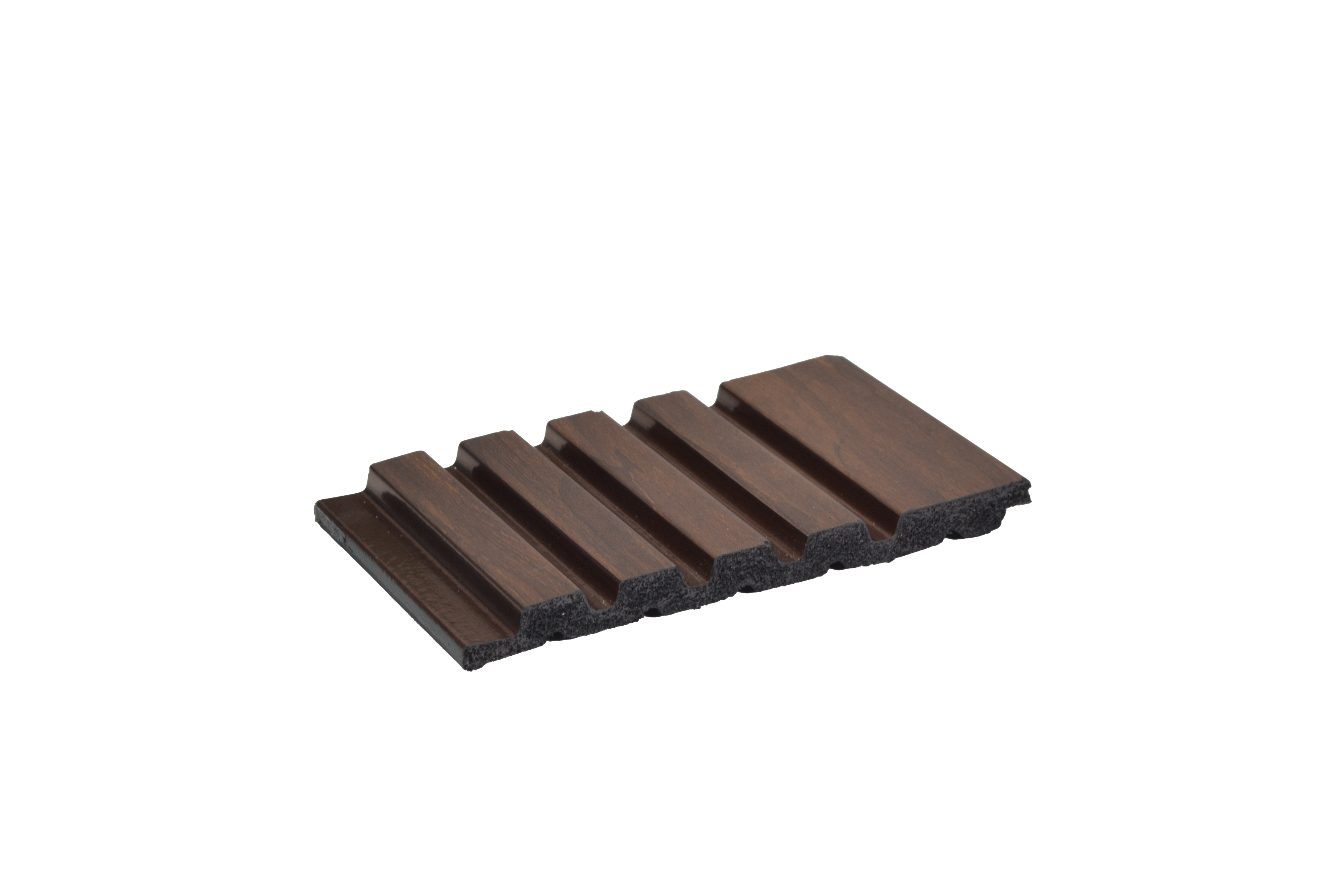 Wenge Wooden Louver PN 05112 9 ft x 4.9 inch Charcoal Panel - 12 mm | Suitable for Feature Wall, TV Unit & Living Room | Width is Subjected to 5% Variation