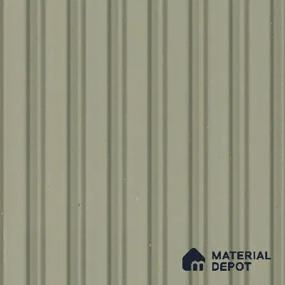 Green Plain Colour Louver PN 05128 9 ft x 4.9 inch Charcoal Panel - 12 mm | Suitable for Feature Wall, TV Unit & Living Room | Width is Subjected to 5% Variation