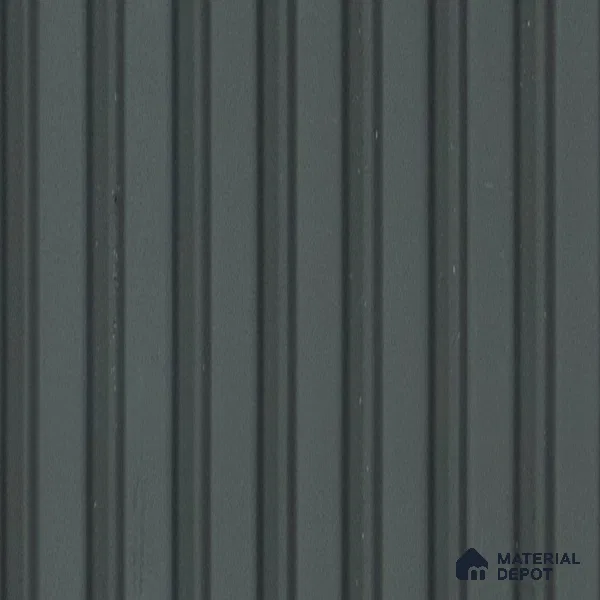 Black Plain Colour Louver PN 05126 9 ft x 4.9 inch Charcoal Panel - 12 mm | Suitable for Feature Wall, TV Unit & Living Room | Width is Subjected to 5% Variation
