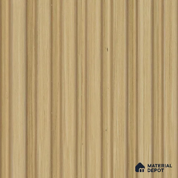 Brown Wooden Louver PN 05123 9 ft x 4.9 inch Charcoal Panel - 12 mm | Suitable for Feature Wall, TV Unit & Living Room | Width is Subjected to 5% Variation