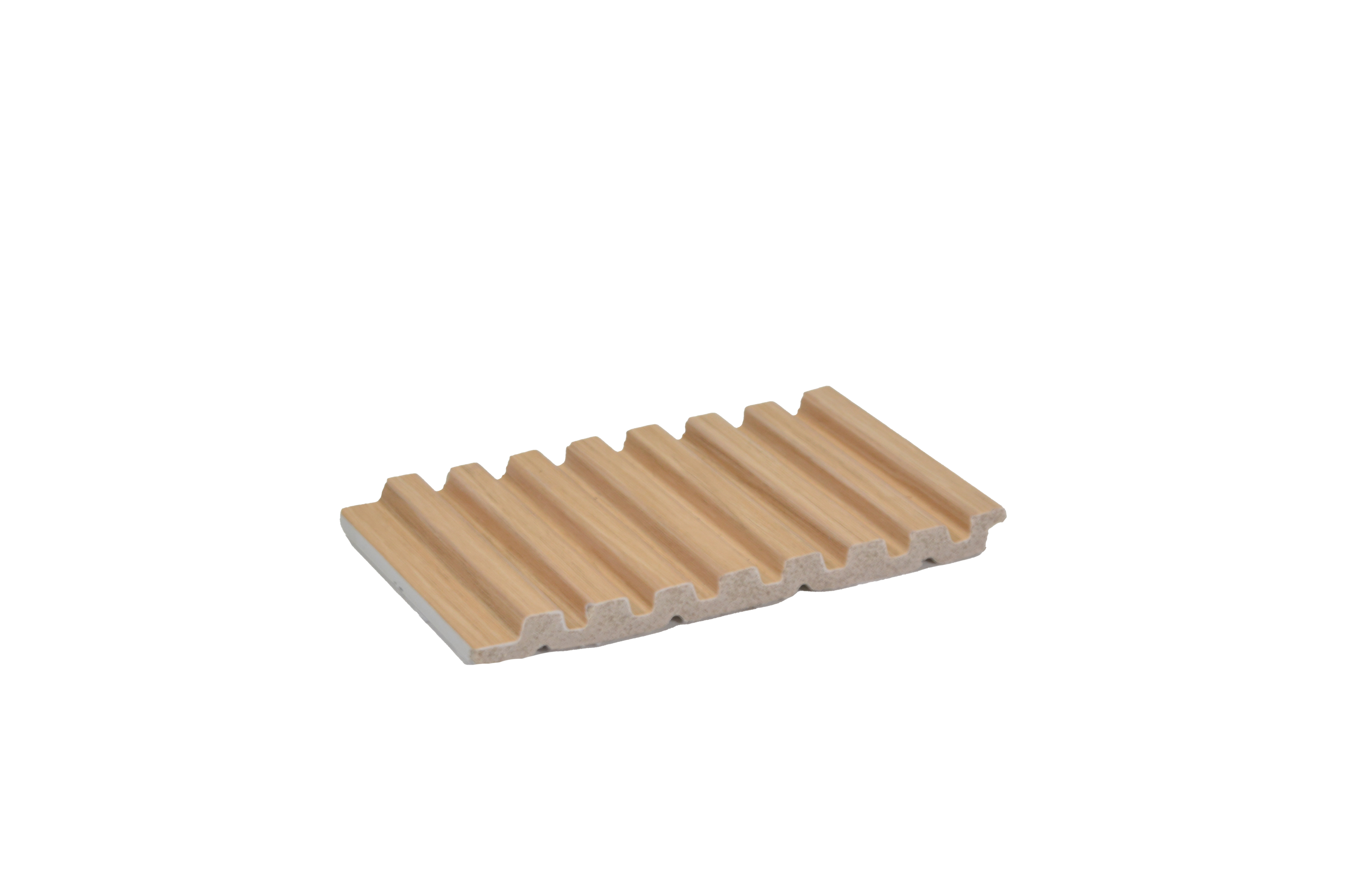 Brown Wooden Louver PN 05123 9 ft x 4.9 inch Charcoal Panel - 12 mm | Suitable for Feature Wall, TV Unit & Living Room | Width is Subjected to 5% Variation