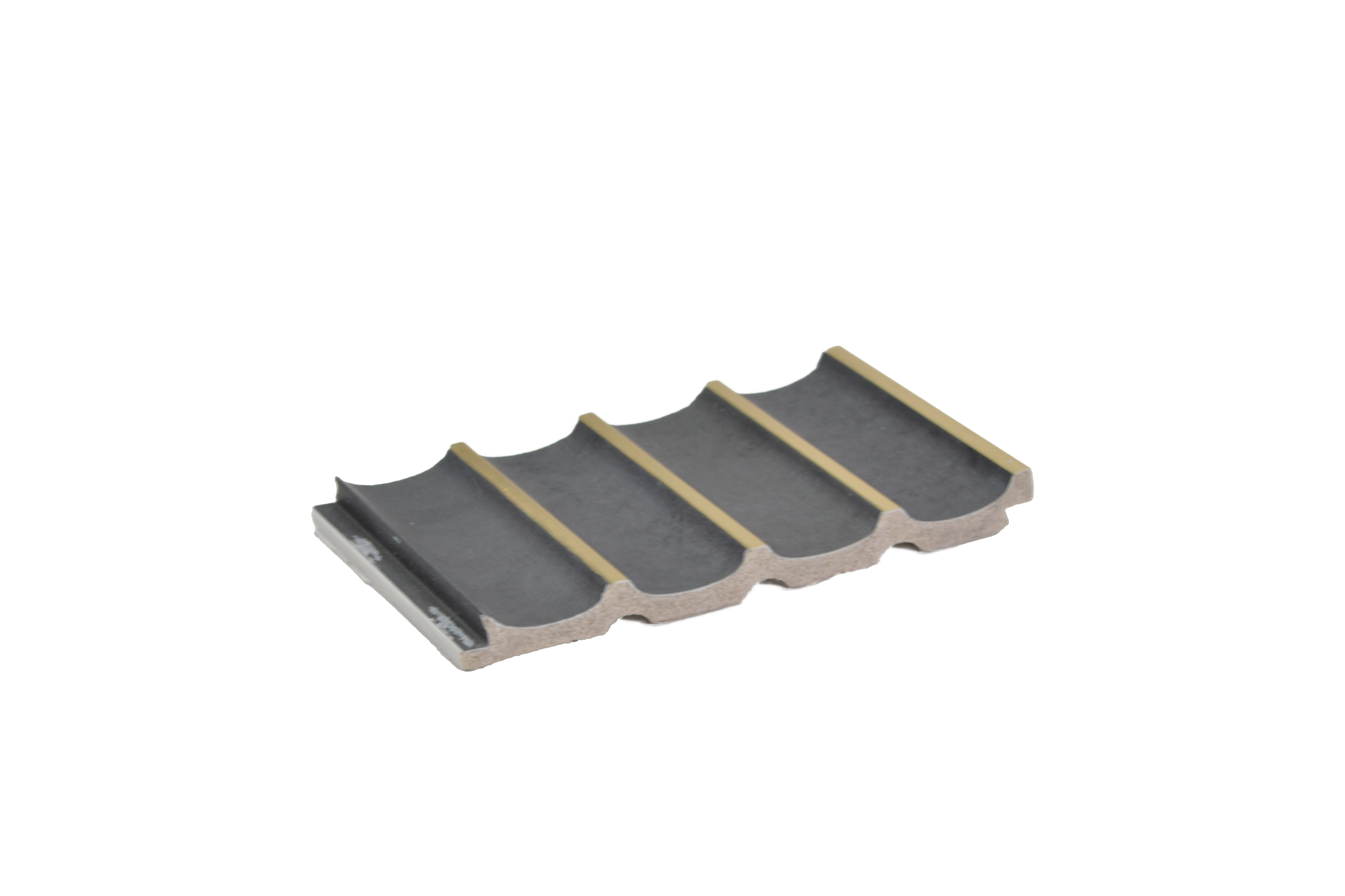 Black Plain Colour Louver PN 05110 9 ft x 4.9 inch Charcoal Panel - 12 mm | Suitable for Feature Wall, TV Unit & Living Room | Width is Subjected to 5% Variation