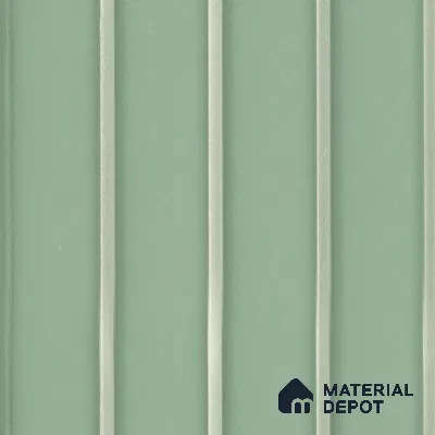 Green Plain Colour Louver PN 05108 9 ft x 4.9 inch Charcoal Panel - 12 mm | Suitable for Feature Wall, TV Unit & Living Room | Width is Subjected to 5% Variation