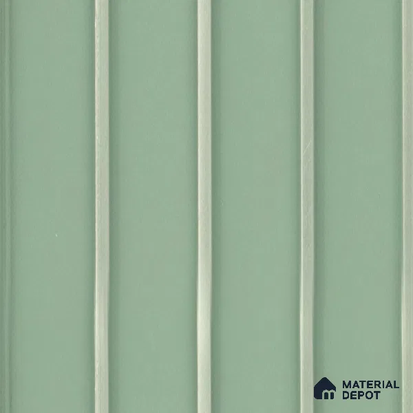 Green Plain Colour Louver PN 05108 9 ft x 4.9 inch Charcoal Panel - 12 mm | Suitable for Feature Wall, TV Unit & Living Room | Width is Subjected to 5% Variation