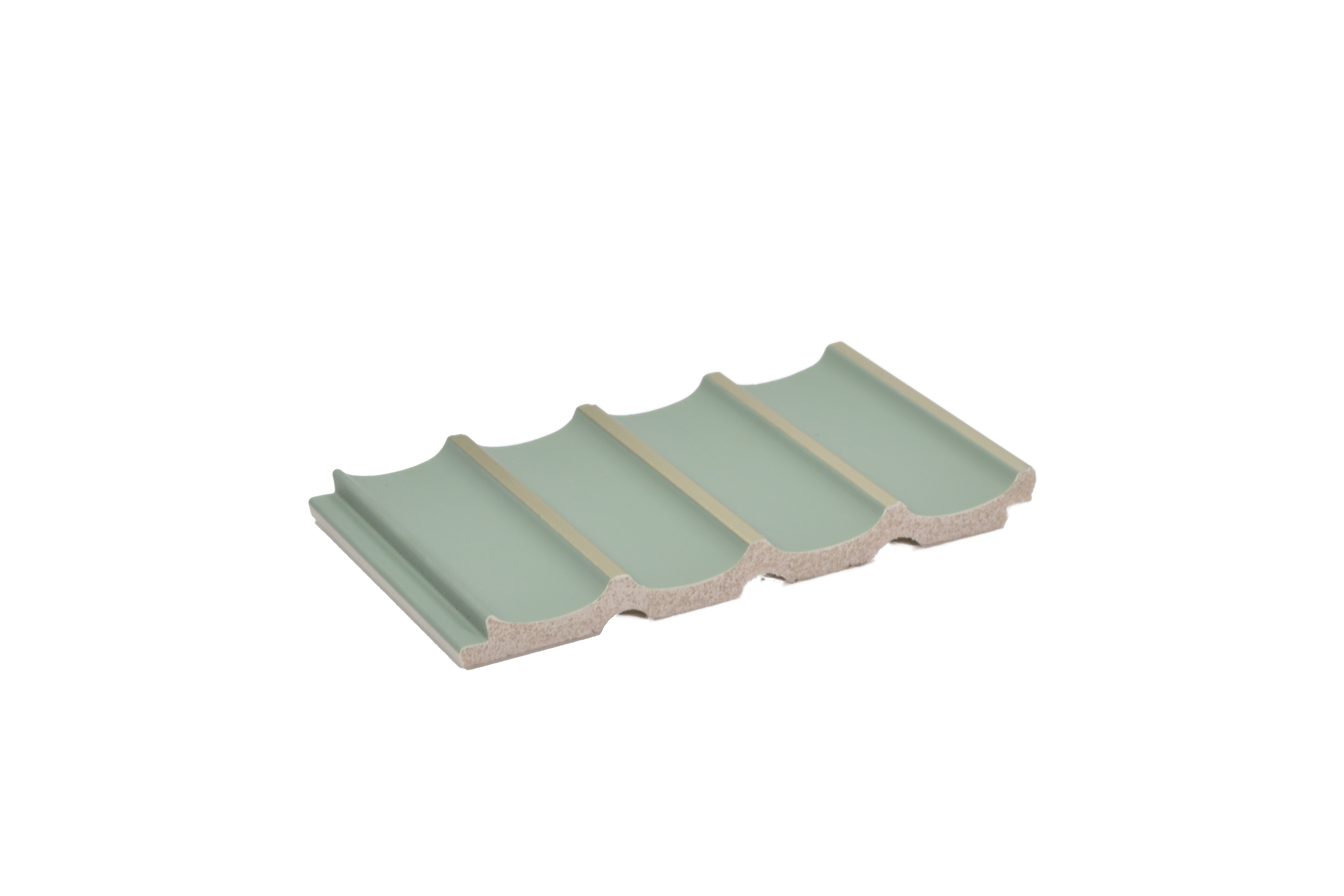 Green Plain Colour Louver PN 05108 9 ft x 4.9 inch Charcoal Panel - 12 mm | Suitable for Feature Wall, TV Unit & Living Room | Width is Subjected to 5% Variation