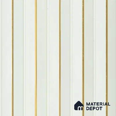 Cream Patterned Louver PN 05103 9 ft x 6.6 inch Charcoal Panel - 12 mm | Suitable for Feature Wall, TV Unit & Living Room | Width is Subjected to 5% Variation