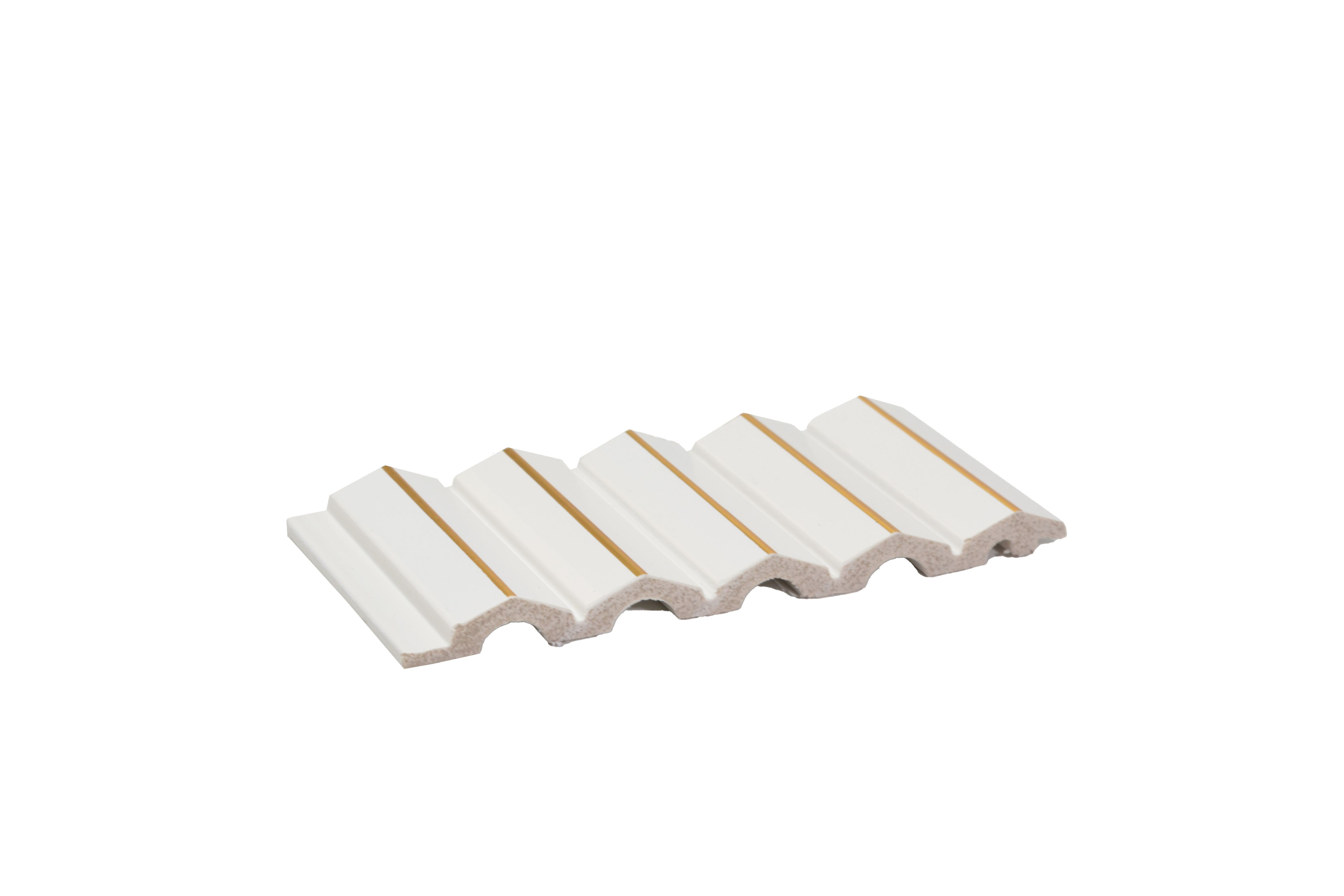 Cream Patterned Louver PN 05103 9 ft x 6.6 inch Charcoal Panel - 12 mm | Suitable for Feature Wall, TV Unit & Living Room | Width is Subjected to 5% Variation