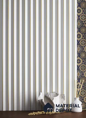Cream Patterned Louver PN 05103 9 ft x 6.6 inch Charcoal Panel - 12 mm | Suitable for Feature Wall, TV Unit & Living Room | Width is Subjected to 5% Variation