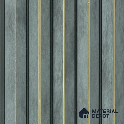 Wenge Patterned Louver PN 05101 9 ft x 6.6 inch Charcoal Panel - 12 mm | Suitable for Feature Wall, TV Unit & Living Room | Width is Subjected to 5% Variation
