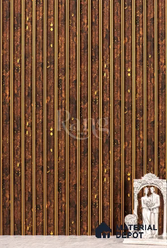 Brown Rustic Louver PN 02769 9 ft x 8.3 inch Charcoal Panel - 10 mm | Suitable for Feature Wall, TV Unit & Living Room | Width is Subjected to 5% Variation
