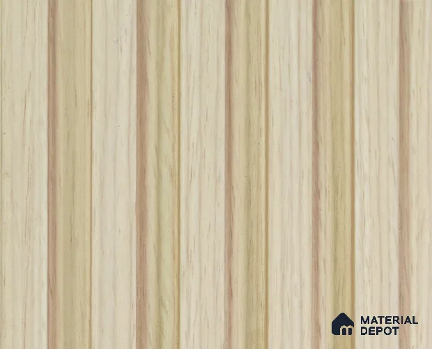 PN 00035 Ribbed Wooden 9.5 ft x 4.7 inch Premium MDF Louver/Panel - 18 mm | Image 01