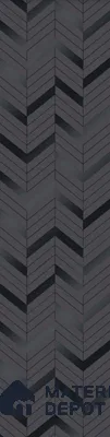 Black Patterned Look Acrylic Decorative Wall Panel PN 05148 8 ft x 2 ft - 1.3 mm | Suitable for Feature Wall, TV Unit & Living Room | Width is Subjected to 5% Variation