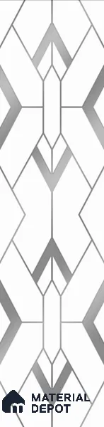 White Patterned Look Acrylic Decorative Wall Panel PN 05144 8 ft x 2 ft - 1.3 mm | Suitable for Feature Wall, TV Unit & Living Room | Width is Subjected to 5% Variation