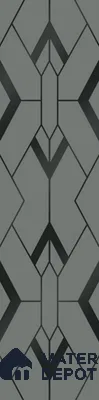 Grey Patterned Look Acrylic Decorative Wall Panel PN 05158 8 ft x 2 ft - 1.3 mm | Suitable for Feature Wall, TV Unit & Living Room | Width is Subjected to 5% Variation