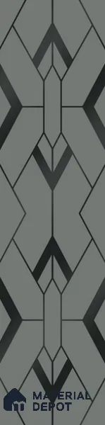 Grey Patterned Look Acrylic Decorative Wall Panel PN 05158 8 ft x 2 ft - 1.3 mm | Suitable for Feature Wall, TV Unit & Living Room | Width is Subjected to 5% Variation