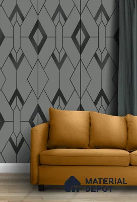 Grey Patterned Look Acrylic Decorative Wall Panel PN 05158 8 ft x 2 ft - 1.3 mm | Suitable for Feature Wall, TV Unit & Living Room | Width is Subjected to 5% Variation