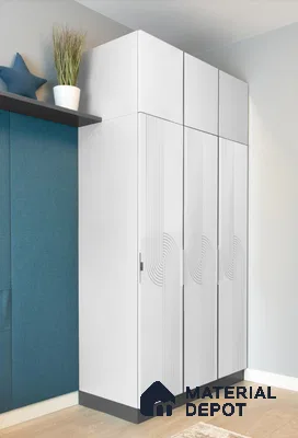White Patterned Look Acrylic Decorative Wall Panel PN 05159 8 ft x 2 ft - 1.3 mm | Suitable for Feature Wall, TV Unit & Living Room | Width is Subjected to 5% Variation
