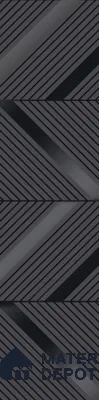 Black Patterned Look Acrylic Decorative Wall Panel PN 05154 8 ft x 2 ft - 1.3 mm | Suitable for Feature Wall, TV Unit & Living Room | Width is Subjected to 5% Variation