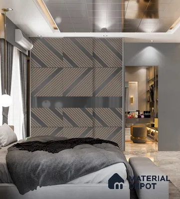 Multi Colour Patterned Look Acrylic Decorative Wall Panel PN 05152 8 ft x 2 ft - 1.3 mm | Suitable for Feature Wall, TV Unit & Living Room | Width is Subjected to 5% Variation