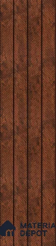 Brown Patterned Louver PN 02848 9 ft x 1.03 ft Charcoal Panel - 8 mm | Suitable for Feature Wall, TV Unit & Living Room | Width is Subjected to 5% Variation