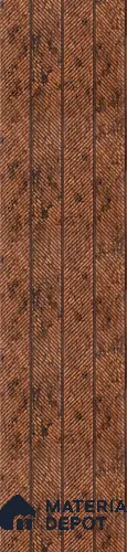 Brown Patterned Louver PN 02850 9 ft x 1.03 ft Charcoal Panel - 8 mm | Suitable for Feature Wall, TV Unit & Living Room | Width is Subjected to 5% Variation