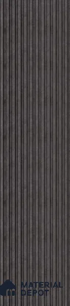 Grey Patterned Louver PN 02852 9 ft x 9.6 inch Charcoal Panel - 10 mm | Suitable for Feature Wall, TV Unit & Living Room | Width is Subjected to 5% Variation