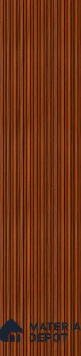 Brown Patterned Louver PN 02856 9 ft x 9.6 inch Charcoal Panel - 10 mm | Suitable for Feature Wall, TV Unit & Living Room | Width is Subjected to 5% Variation