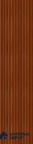 Brown Patterned Louver PN 02856 9 ft x 9.6 inch Charcoal Panel - 10 mm | Suitable for Feature Wall, TV Unit & Living Room | Width is Subjected to 5% Variation