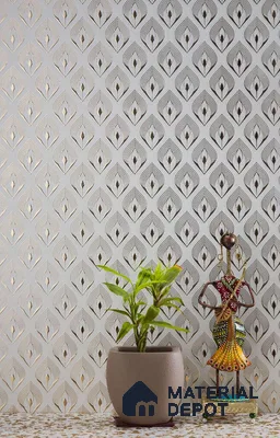 Grey Luxury Look Charcoal Decorative Wall Panel PN 05088 8 ft x 2 ft - 4 mm | Suitable for Feature Wall, TV Unit & Living Room | Width is Subjected to 5% Variation