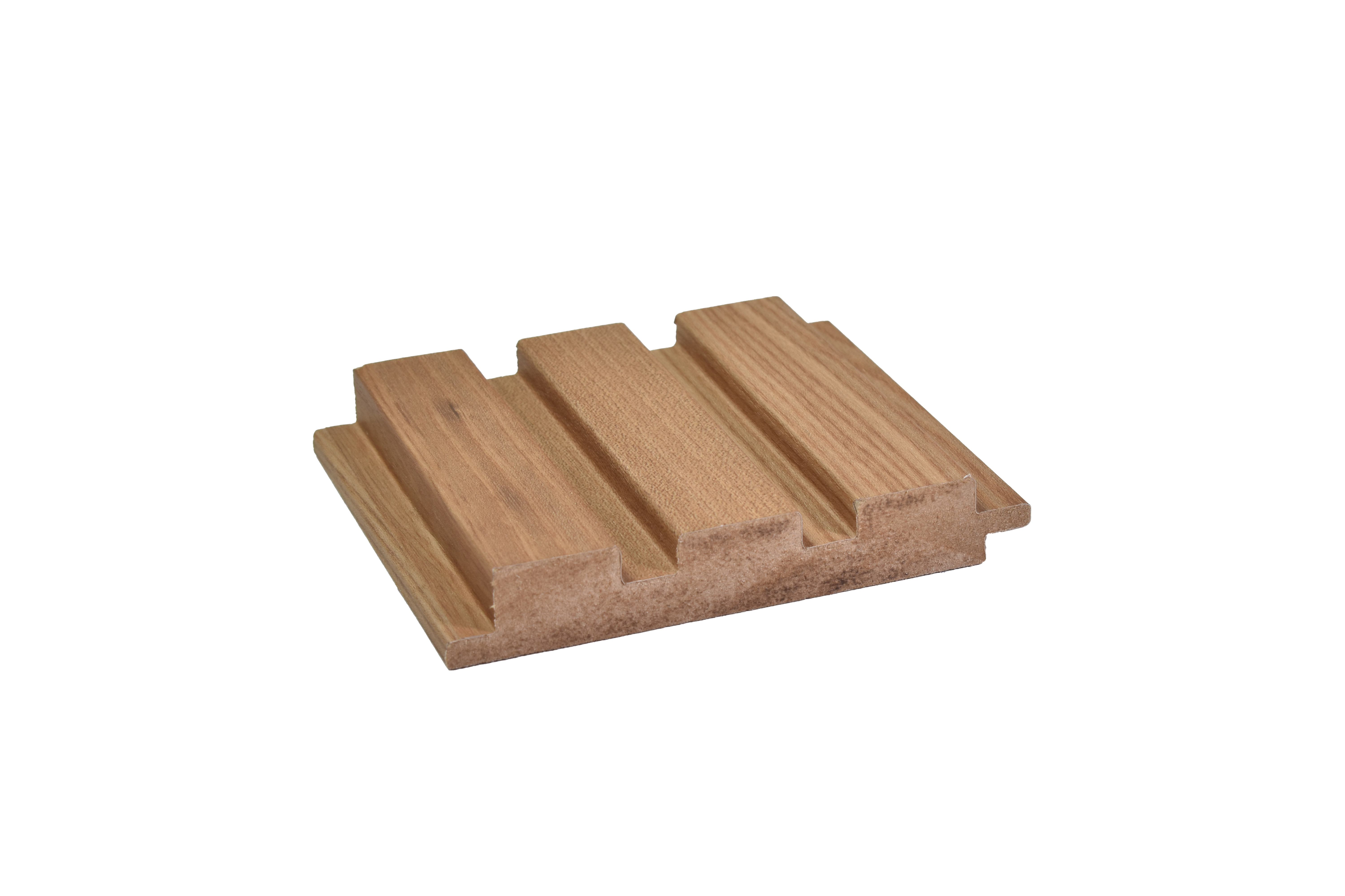 Brown Wooden Louver PN 00041 9.5 ft x 4.7 inch MDF Panel - 18 mm | Suitable for Feature Wall, TV Unit & Living Room | Width is Subjected to 5% Variation