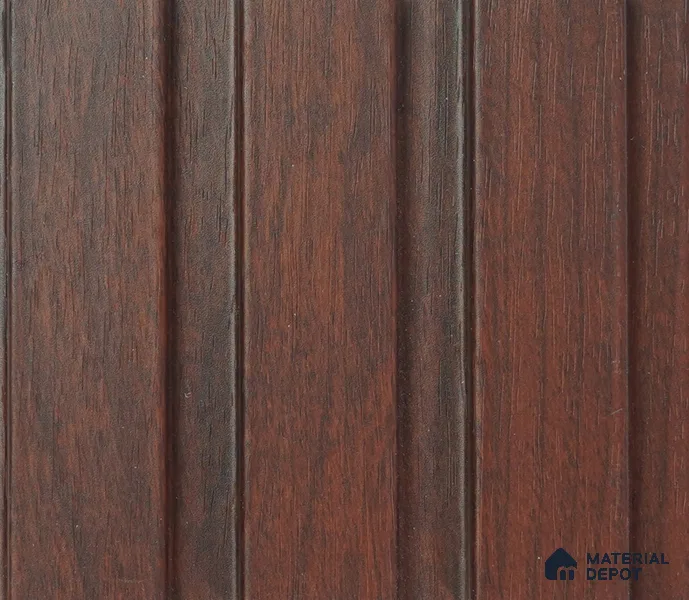 Brown Wooden Louver PN 00032 9.5 ft x 4.7 inch MDF Panel - 18 mm | Suitable for Feature Wall, TV Unit & Living Room | Width is Subjected to 5% Variation