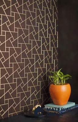 Brown Luxury Look Charcoal Decorative Wall Panel PN 05092 8 ft x 2 ft - 4 mm | Suitable for Feature Wall, TV Unit & Living Room | Width is Subjected to 5% Variation