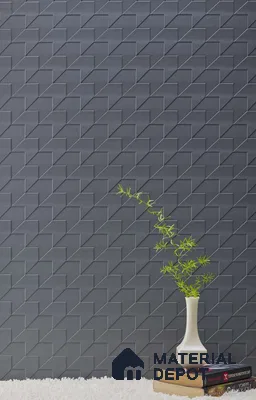Rang TX 44 Charco Charm Series Charcoal Decorative Wall Panel | 8 ft x 2 ft - 4 mm | Width is Subjected to 5% Variation